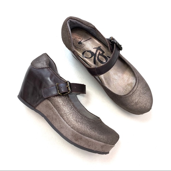 OTBT Shoes - OTBT Aura Mary Jane Closed Toe Wedges